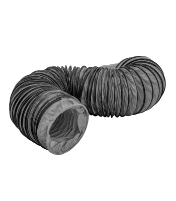 Maxvac Heat Resistant Grey Dust Blocker 700mm Flexible Duct 6mtr - Code MV-DBA-1065