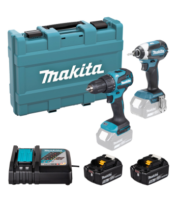 Makita DLX2537ST 18v DHP490/DTD153 Twin Pack with 2x5ah Batteries