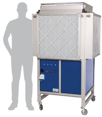 Dustblocker Pro 60 Air Scrubber Cleaner - 14'400m3/h Air Flow Rate - 110v/230v Available - MV-DBP60