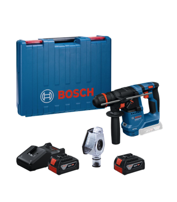 BOSCH GBH 18 V-18X 18v 3 function hammer SDS plus Inc 2x 5.0Ah Batts + GDE 24 Dust Extraction