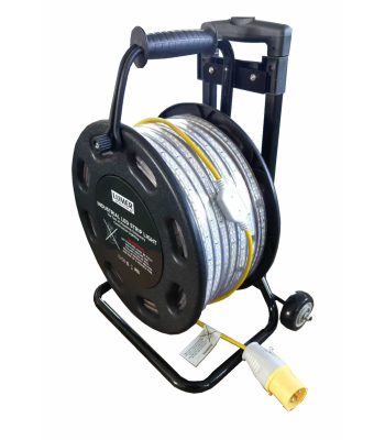 LUMER 110v LED Strip Light 50m Reel 16amp plug IP65 – Code LM07362