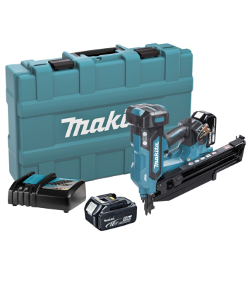 Makita DBN901RTE 18V Framing Nailer LXT with Carry Case, Charger & 2x 5Ah Battery