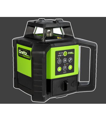 Grettz Precision G70 Red Beam Rotating Laser Level Kit