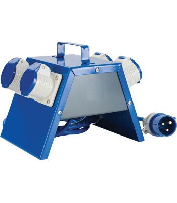 LUMER 4 Way Splitter Box 16 Amp Sockets 240v - Code LM07331