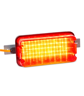 HiSpec 10W 110V Bulkhead with Red Diffuserand and 1M Cable Bracket Bar - Code HSSL/10BH-RED