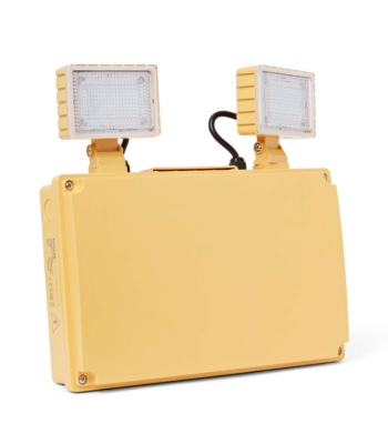 HiSpec Site light 110v 5W 500Lm Emergency Twin Spot - Code HSSL/EMERGENCYTWINSPOT