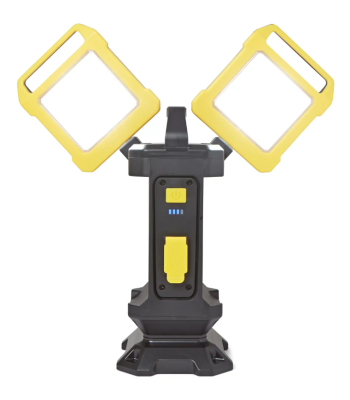 Hispec 2x10W Adjustable Rechargeable Work Light - Code HSSL/20LEDWL-R