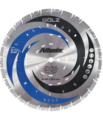 Golz Allmix Concrete, Asphalt Blade (300mm, 350mm or 400mm)