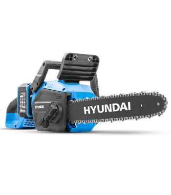 Hyundai 14 inch  / 350mm 40V, (2x20V), 4Ah Brushless Cordless Chainsaw, Auto-Oiling, Anti-Kickback - HY40CCS350