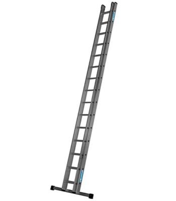 Zarges 4121726 Everest D-Rung Extension Ladder 2-Part 2 x 17