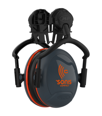 JSP Sonis Compact Mounted Ear Defenders 31dB SNR - AEB032-1CY-000