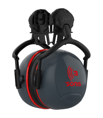 JSP Sonis 3 Mounted Ear Defenders 36dB SNR - AEB042-1C1-A00 - Pack of 10
