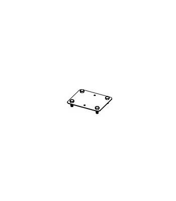 Armorgard Castor Fixing Plate to suit Armorgard 6 inch  Castors - Per 1 - CAS-CP
