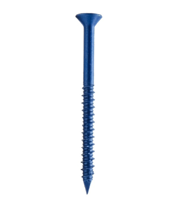 Evolution Fasteners 4.8 x 82mm Countersunk Phillips No.2 Masonry Screws Box of 100 - MSCSK4.8-82-2