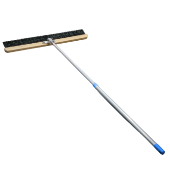 Metex Concrete Broom 800mm with 1900mm Aluminium Handle - DAP502