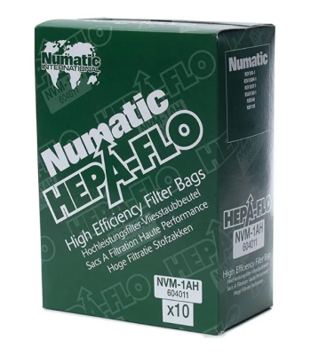 Numatic NVM-1AH HepaFlo Filter Bags x 10 - 604011