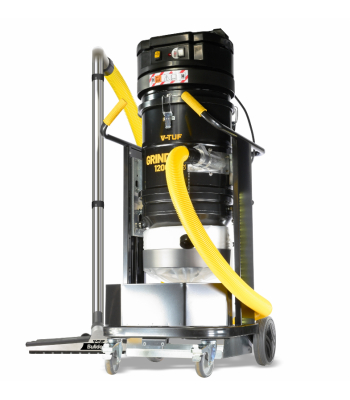 V-TUF GRINDEX1200LPS-110 2200W 110V/230V H-Class Industrial Dust Extractor - DCS Filter Cleaning System
