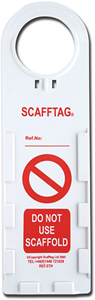 Blank Scaffold Tag Holder for Scafftag System (Per 10)