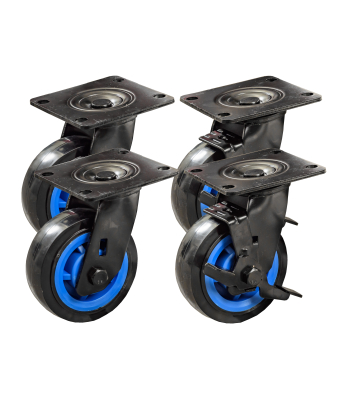 TradeSafe Heavy Duty Castor Set (4 Wheels)