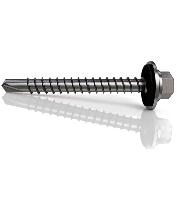 50mm Tek Screw Hex Head With Bonded EPDM Washer TSBW5.5-50-3 (5.5mm x 50mm) Box of 100