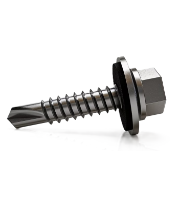 26mm Tek Screw Hex Head With Bonded EPDM Washer TSBW5.5-26-3 (5.5mm x 26mm) Box of 250