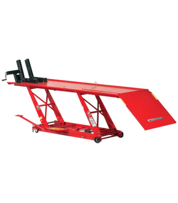 Clarke CML3Air - Air & Foot Pedal Operated Hydraulic Motorcycle Lift