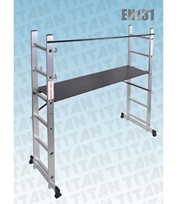 Titan Multi Five Way Aluminium Ladder Scaffold - Code MP5W