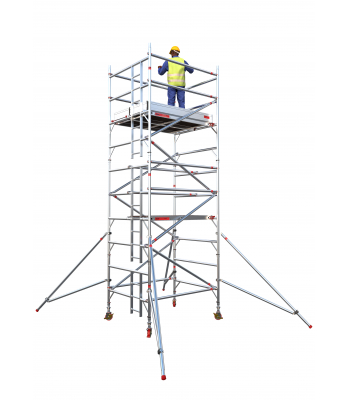Eiger 500 Double Width Ladder Frame Tower Complete - 2.5 Metre Length