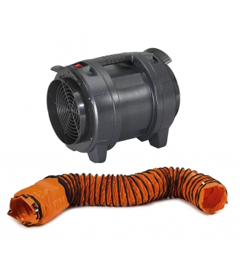 Rhino 12 inch  Fume Extractor / Ventilator Fan INCLUDES 5 Metres of Ducting (110/240 Volts) - Code H03033 110v or H03034 240v