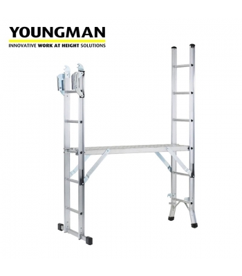 Youngman DIY Pro-Deck Aluminium Ladder and Deck System - Code 31838400