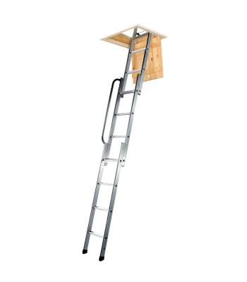 Werner Easiway Aluminium 3 section sliding loft ladder (general use) - Code 31334000