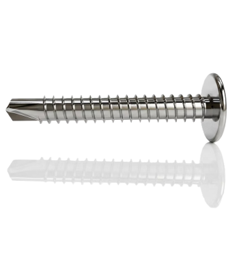 4.2 x 25mm Premium Wafer Head Self Drilling Drywall Screws (per 1000)