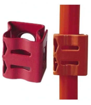 Pirelli / Prysmian FP Firefix Single Red Cable Clips (per 100) - Code 921622