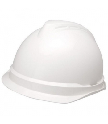 MSA V-Gard 520 Linesman Hard Hat - White Only