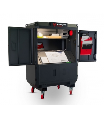 Armorgard Sitestation Complete Work Station 1400x845x1970 - Code SS2A (Castors + Light now included in price)