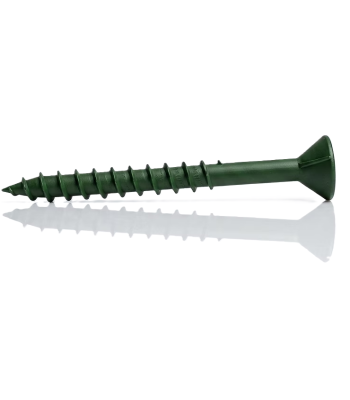 4.2mm x 50mm Decking Screw Flat Head Course Evoshield 500hr Coating (per 200)