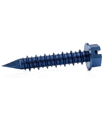 6.3 x 32mm Masonry Screws with Slotted Hex Washer Head - Box of 100