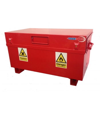 TradeSafe TSF 4 x 2 x 2 Flame Box with Hydraulic Arms - Flame Retardant Site Box