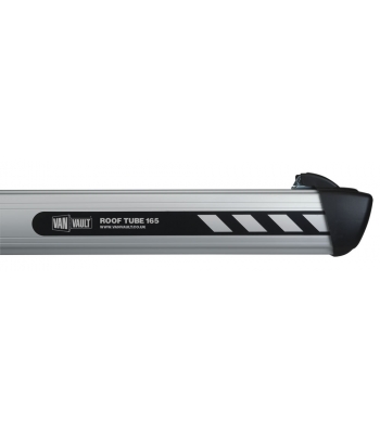 Van Vault Roof Tube 165 Silver 3m Copper Pipe & Conduit Carrier - Code S10530