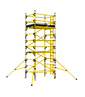 BoSS Zone 1 Single Width Fibreglass (GRP) Tower - 1.8m Length - 7.7m Working Height - 308585