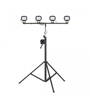 Defender LED 6000S QUAD HEAD ON WINCH MAST TRIPOD 110v only - Code E705632