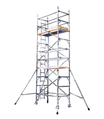 BoSS Single Width Aluminium Access Tower - 1.8m Length - 6.2m Working Height - 305522