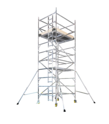 BoSS Double Width Aluminium Access Tower - 1.8m Length - 6.2m Working Height - 305523