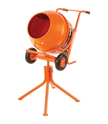 Clarke CCM134L Portable Contractor Cement Mixer with Stand (230v)