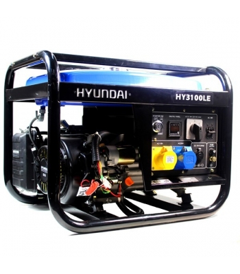 Hyundai HY3100LE 2.8kW Electric Start Petrol Generator