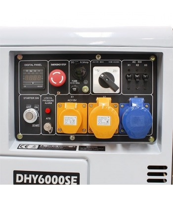 Дизельный генератор hyundai dhy6000se Дизельный генератор hyundai dhy6000se