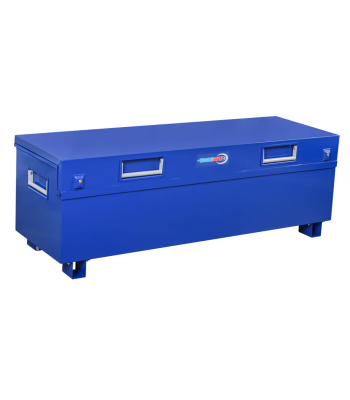 TradeSafe TS 6 x 2 x 2 Large Vehicle Box with Hydraulic Lid Arms - Blue Van Box