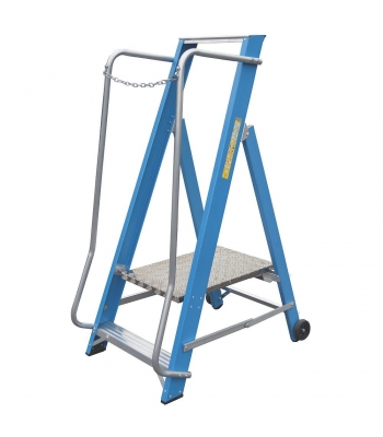 Lyte Widestep Platform Fibreglass Step Ladder - 2 Treads - 1.41m (Code GFWP2)