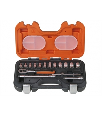 Bahco S160 1/4'' Drive Socket Set 16 Piece