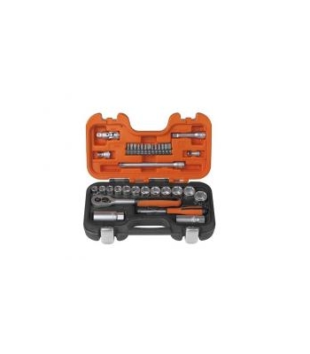 Bahco S330 Socket Set 34 Piece 1/4'' & 3/8'' Drive